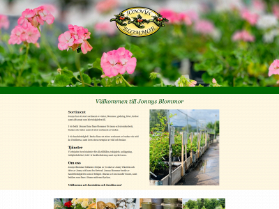 jonnysblommor.se snapshot