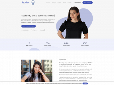 socialfox.lt snapshot