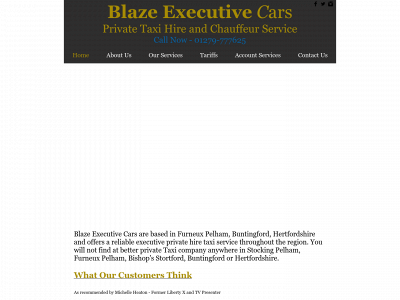 blazeexecutive.co.uk snapshot