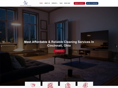 americanmaidsfl.com snapshot