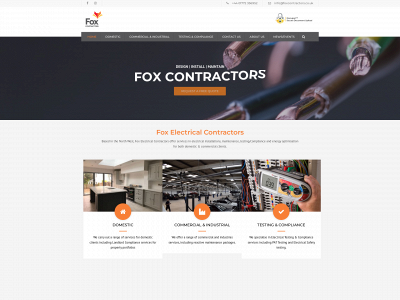foxcontractors.co.uk snapshot