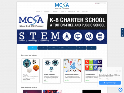 mcstemacademy.org snapshot