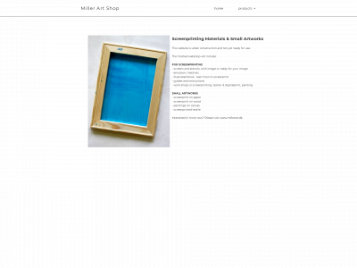 millerartshop.com snapshot