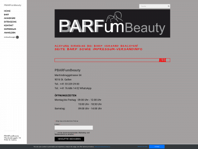 pbarfumbeauty.ch snapshot