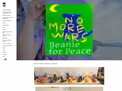 www.beanieforpeace.com snapshot