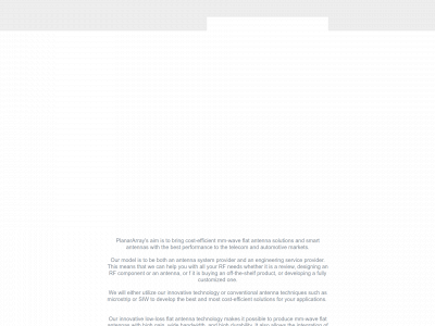 planararray.com snapshot