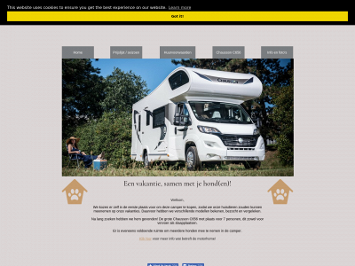 mobilhomedogsontour.be snapshot