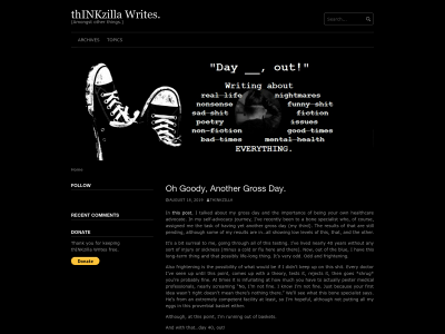 thinkzillawrites.com snapshot