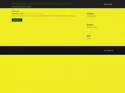 thatdogreallytiedtheroomtogether.com snapshot