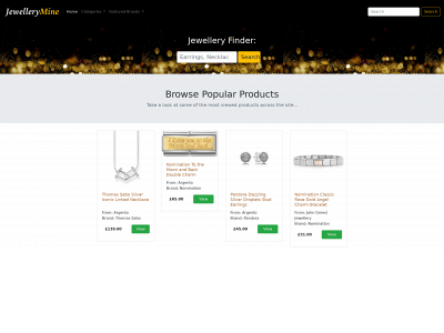 jewellery-mine.co.uk snapshot