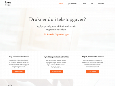 klarelinjer.dk snapshot