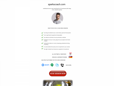 sparkscoach.com snapshot