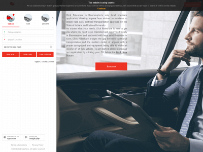 clickrideshare.com snapshot