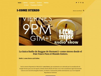 i-comestereo.com snapshot