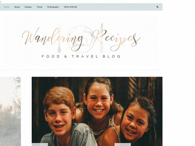 wanderingrecipes.com snapshot