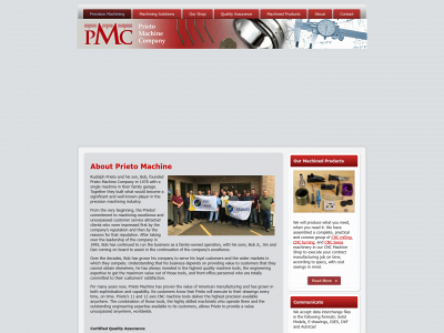 prietomachine.com snapshot