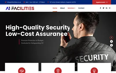 a1facilities.co.uk snapshot