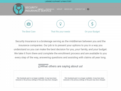 securityinsuranceservice.com snapshot