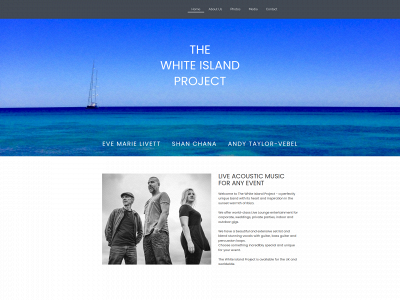 thewhiteislandproject.com snapshot