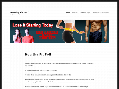 healthyfitself.com snapshot
