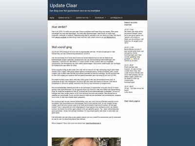 updateclaar.nl snapshot