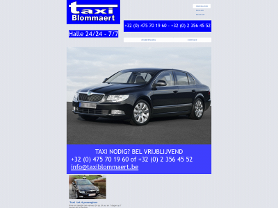 taxiblommaert.be snapshot
