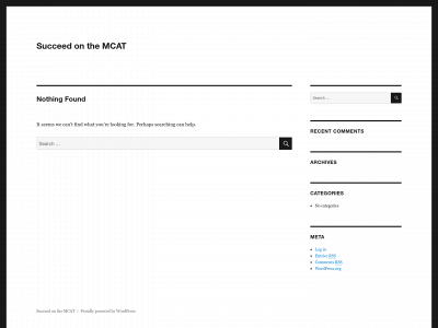 succeedonthemcat.com snapshot