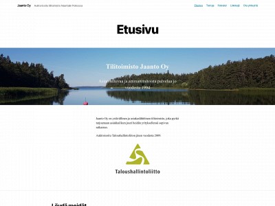 www.jaanto.fi snapshot