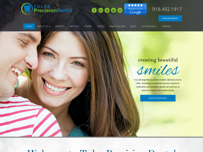 tulsaprecisiondental.com snapshot