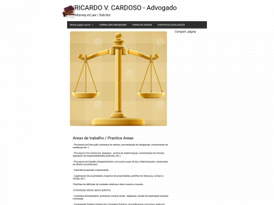 ricardovieiracardosoadvogado.com snapshot