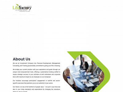 lifefactoryinternational.com snapshot
