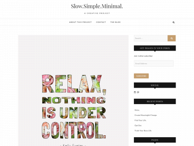 slowsimpleminimal.com snapshot