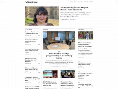 kenyoncollegian.com snapshot