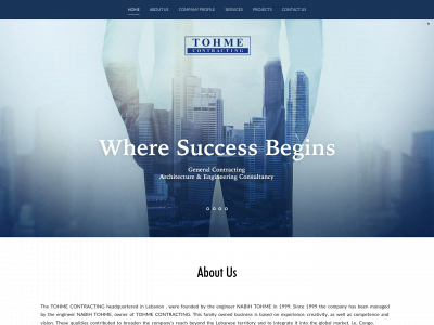 tohmecontracting.com snapshot