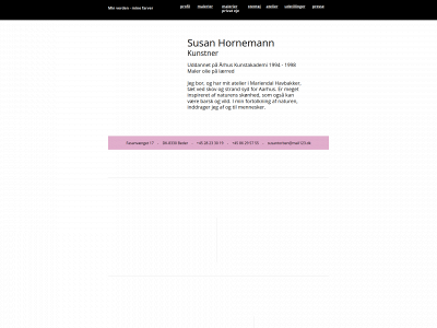 susanhornemann.dk snapshot
