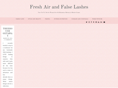 freshairandfalselashes.com snapshot