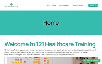 121healthtraining.co.uk snapshot