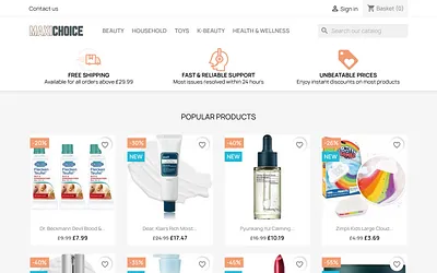 maxichoice.co.uk snapshot