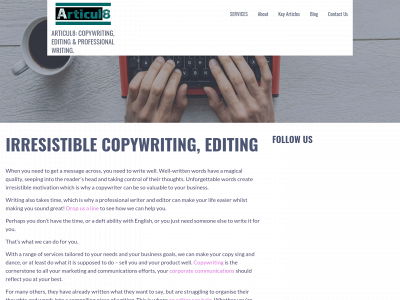 articul8.com.au snapshot