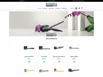 romidahome.lt snapshot