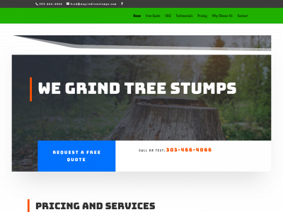 wegrindtreestumps.com snapshot