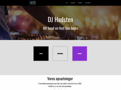 djhadsten.dk snapshot