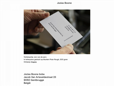 jozias.be snapshot