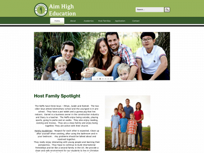 aimhighedu.com snapshot