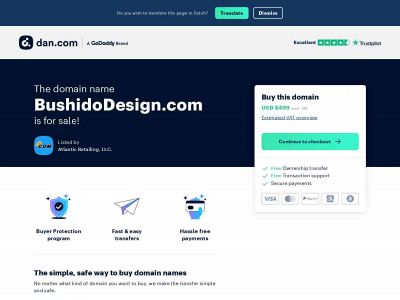 bushidodesign.com snapshot