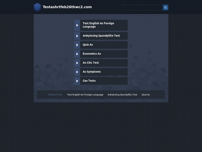 testashrtfeb26thwc2.com snapshot