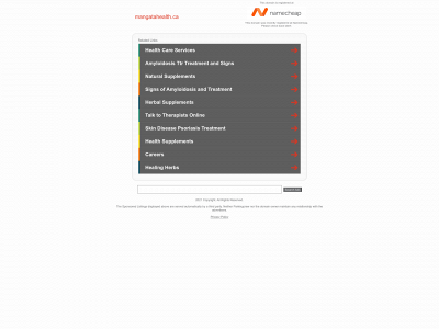 mangatahealth.ca snapshot