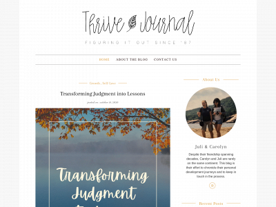 thrivejournal.blog snapshot