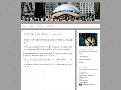 rickard-law.com snapshot