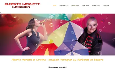 www.albertomagicien.com snapshot